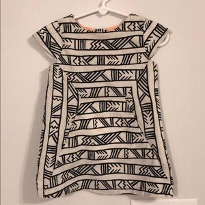 Osh kosh black and white dress